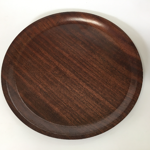 TRAY, Timber Veneer Cafe Canteen Style - Round